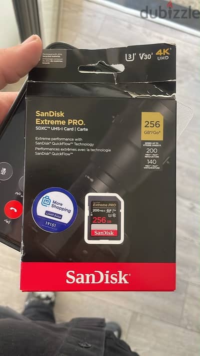 Sd san disk 256 GB