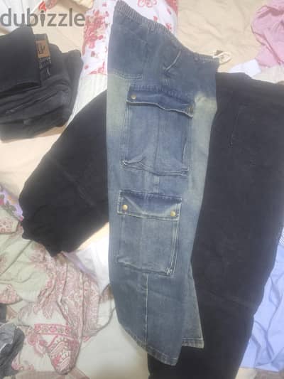 Baggy Cargo Jeans بنطلون جينز اوفر سايز