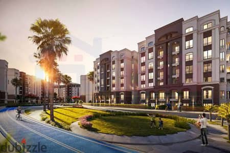 شقة Resale للبيع أرضي بجاردن (154م + الجاردن 107م) كومباوند أليكس ويست (مطلات بحري)