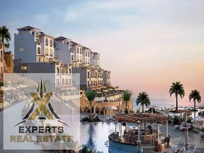 فرصه للاستمار في افضل واجه سياحيه south med شاليه بمساحه 104متر  اقساط علي 12 سنه بمقدم 2مليون 850