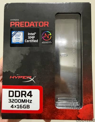 HyperX PREDATOR RGB 64GB 4X16 DDR4 3200 CL16