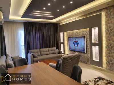 Furnished apartment for rent in Al Rehab City.