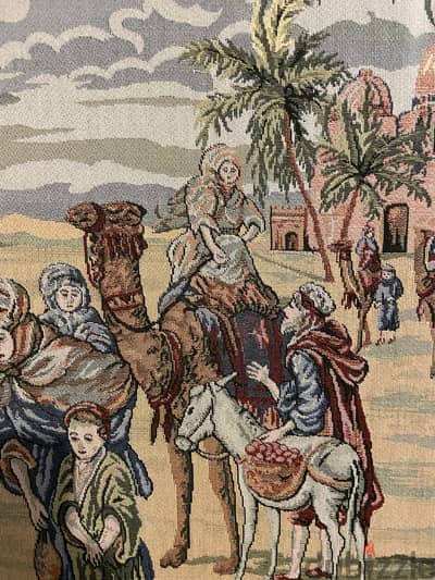 لوحة جوبلان ٨٠*١٢٠ حالة جيدة بالبرواز