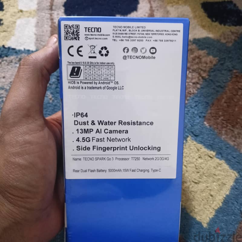 Tecno spark go3 2