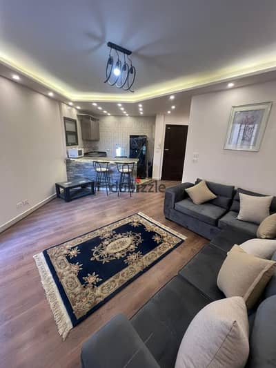 Ground studio for rent furnished in Al Rehab 1