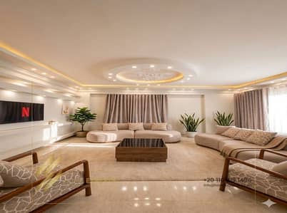 For Rent: A luxurious, fully furnished hotel -style apartment in Al Andalus, Fifth Settlement.