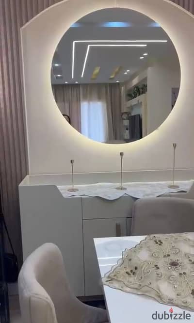 80m Apartment deal in October Gardens, Degla Gardens compound, 3rd floor, Ultra Super Lux, immediate delivery near Al-Wahat Road and Zewail, cash 1,900,000 EGP