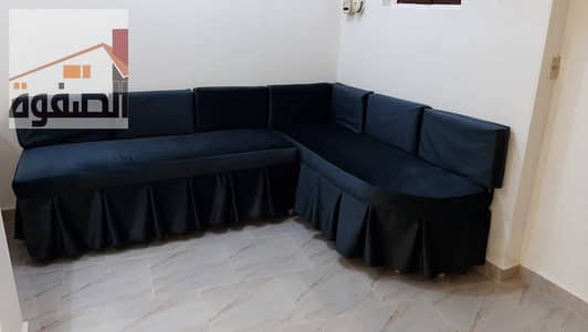 Furnished studio for rent in Maadi, 13th Street, a distinguished and upscale location, very close to the metro and Street 9, with all services and transportation.