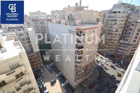 فيو مفتوح تشطيب سوبر لوكس كاملة العدادات شقة للبيع 220م , سموحة , (ش بهاءالدين الغتوري)