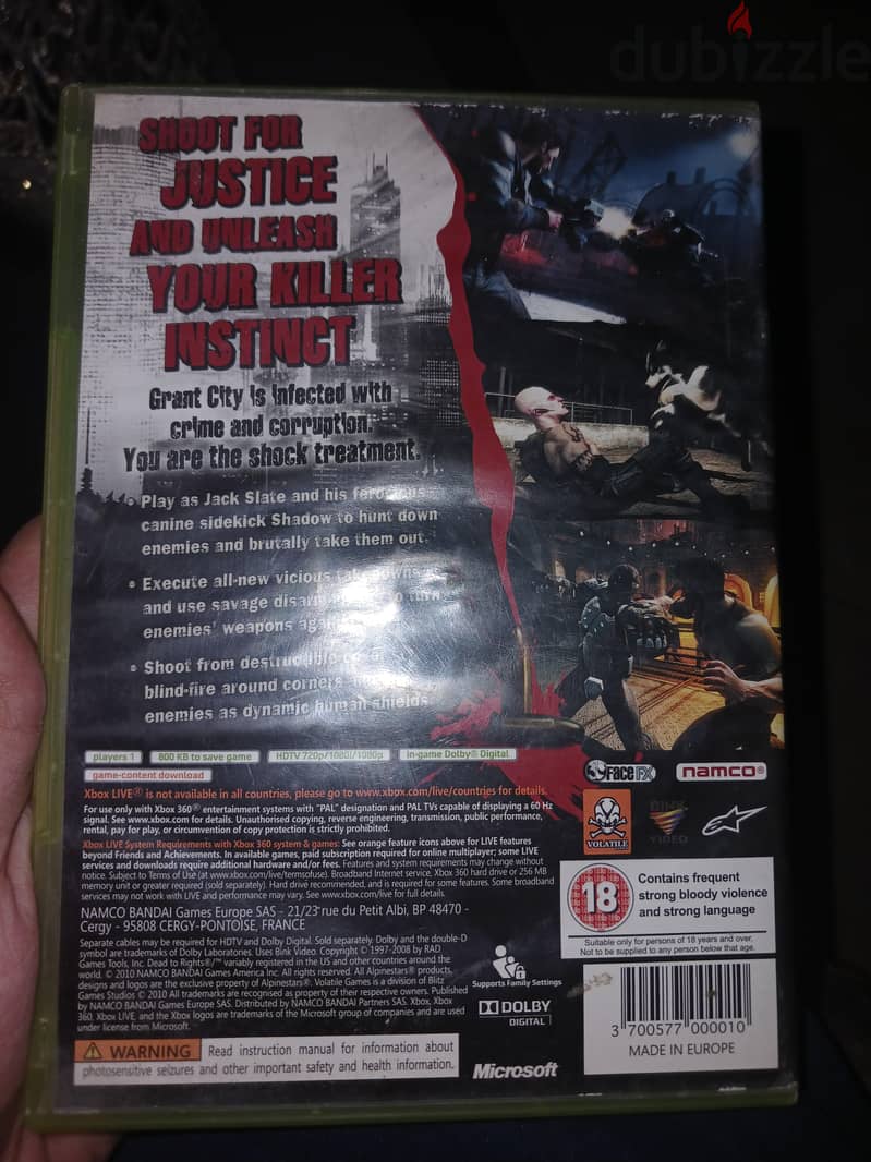 dead to rights game 1