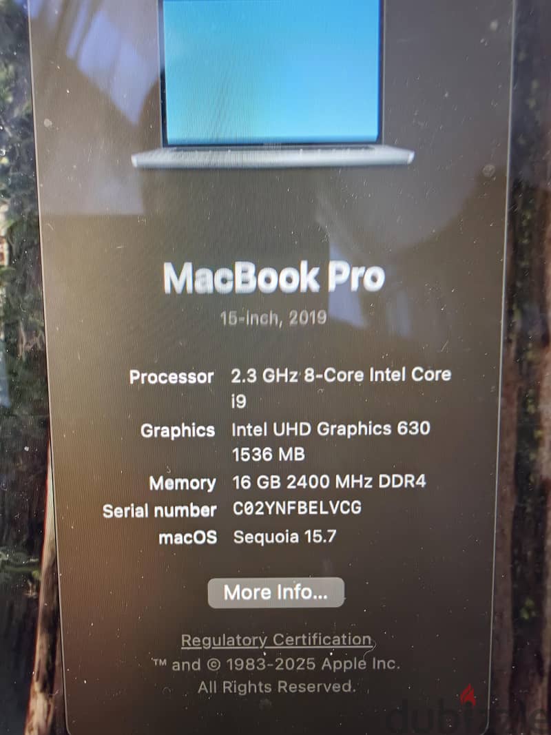 Macbook Pro i9 2019 1
