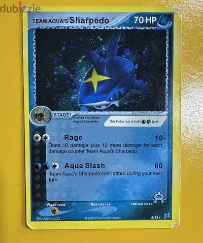 Pokemon Card Sharpedo for sale // كارت بوكيمون للبيع