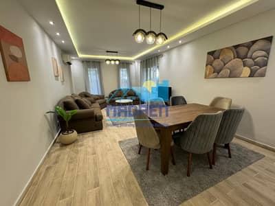 Apartment for rent fully furnished 124 meters ground floor with a private garden of 50 meters equipped with air conditioning and fully furnished B3 Apartment for rent fully furnished 124 meters ground floor with a private garden of 50 meters equipped with air conditioning and fully furnished B3