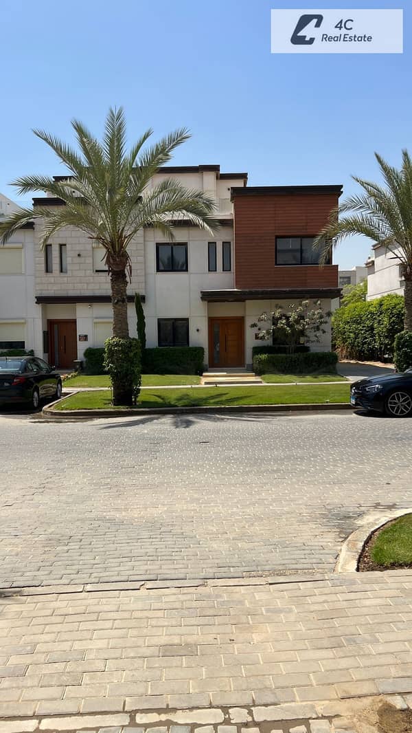 Townhouse villa at the lowest market price of 500k 4 bedrooms prime location in Azzar 2 Compound Fifth Settlement New Cairo
