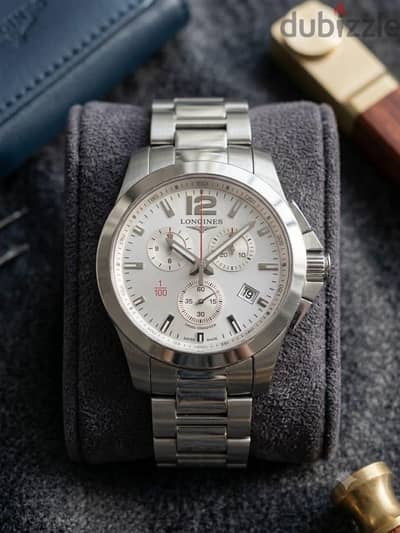 Longines Conquest 1/100th Chronograph