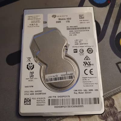 1TB HDD 2.5"