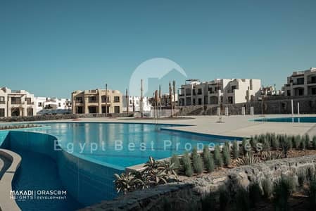 OFFER!! 0% DownPayment First Lagoon Row 2 Bedrooms Chalet Over 8 Years Installments At New Gouna, Red Sea
