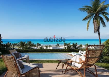 Stunning view and a great price! 3-bedroom chalet for sale, Ready To Move in Gaia, North Coast, Ras El Hekma