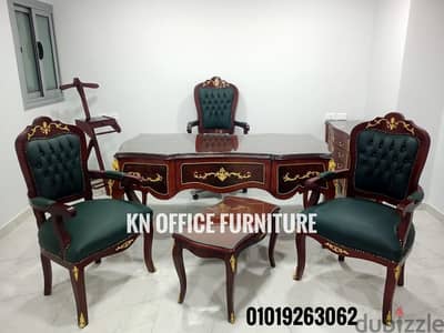 مكتب مدیر كلاسيك فخم بايو/فرنساوي/ اداره  وزاري  مقاس180سم اثاث مکتبی