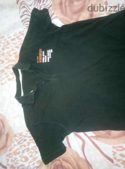 تيشرت بولو لون أخضر  غامق قطن مقاس 2xl