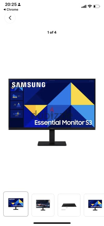 Samsung 24 inch essential S3 series monitor