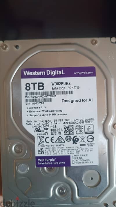 WD purple 8tb