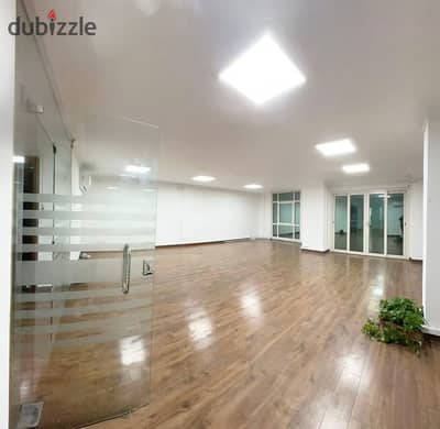 Office For Rent Edary Fully Air Conditioning in Nasr City In Makram Ebeid 300m 4 room in modern Administration Tower