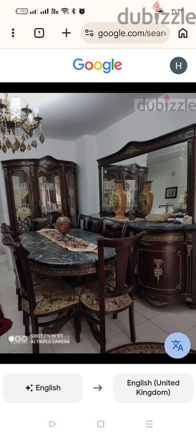 سفره استيل خشب زان  مطعمه بالنحاس