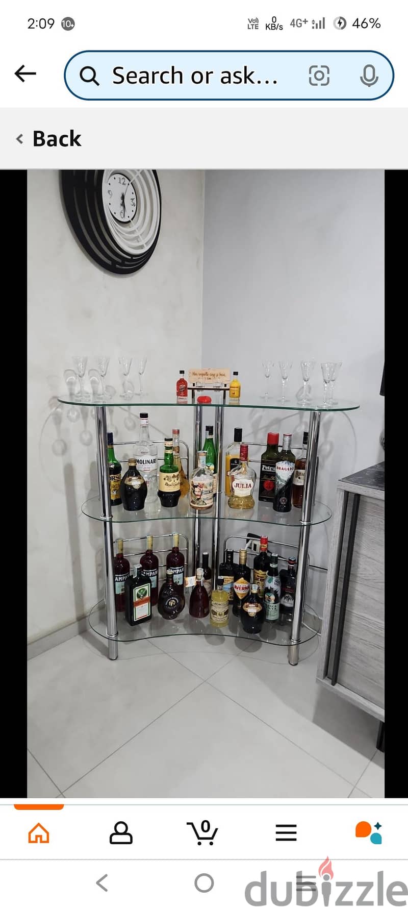 Luxury Glass Bar Unit – Available Today! 4