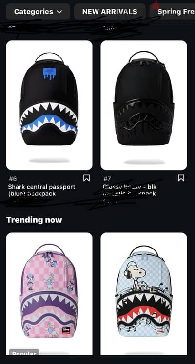 Spergroyn back packs