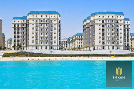 شاليه للبيع استلام فورى فيو لاجون متشطب قسط على 3 سنين فى الحي اللاتيني العلمين الجديدة , latin district new alamein city edge