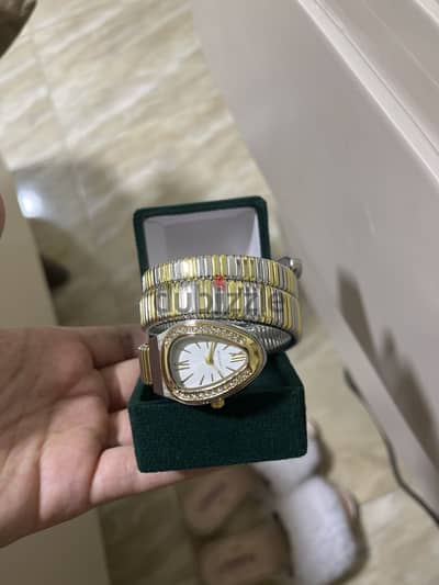 ساعة ستايل Bvlgari ستانلس ستيل – جديده