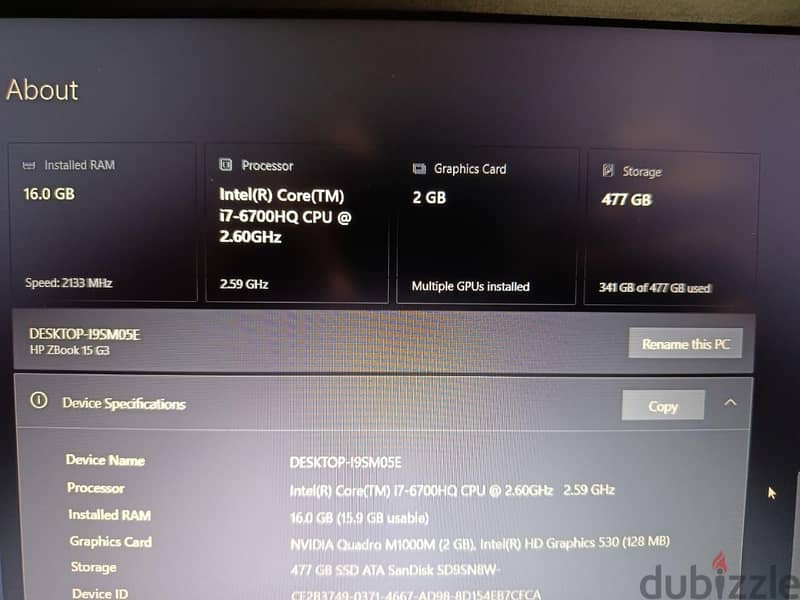 Hp Z Book G3 Workstation 3