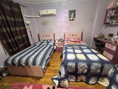 Pink girls bedroom.