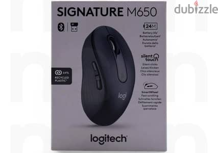 Logitech M650 mouse Wireless جديد بكل مشتملاته