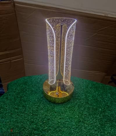 *CRYSTAL TABLE LAMP*   أباجورة الكريستال LED