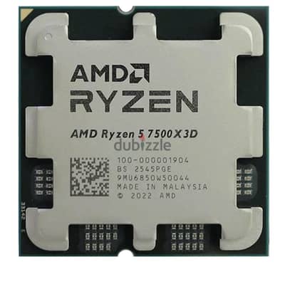 amd ryzen 5 7500x3d cpu معالج رايزن