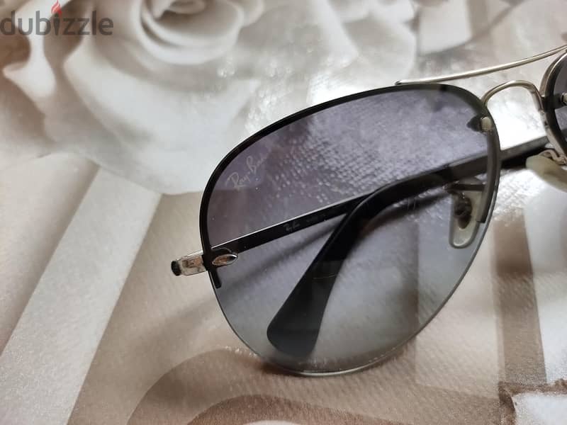 RayBan Aviator Gray gradient silver 3