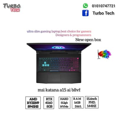 msi Ryzen 9 8000/16gb ddr5/Rtx 4060 8GB open box