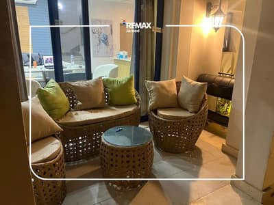تاون هاوس كورنر مفروش ناصية للايجار ف مراسي Riva Lagoons قرب من اللاجون - فرش مودرن