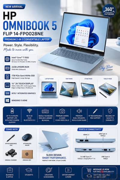 HP OmniBook 5 Flip 14