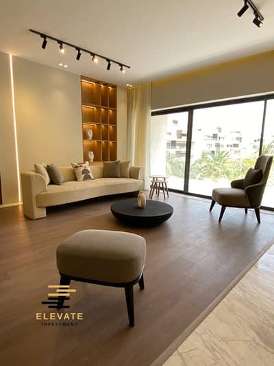 شقة مفروش مميزة للايجار في كمبوند lake view