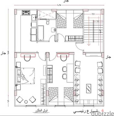 رسم لوحات اوتوكاد بالقطعه شغل مدنى