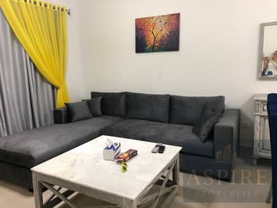شاليه ارضي بجاردن ومفروش بالكامل علي حمام السباحه مباشره في امواج
