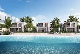 Chalet for sale in Mar Bay, finished with air conditioning, at the lowest price. Only a 5% down payment, 10-year installments, prime location with a s