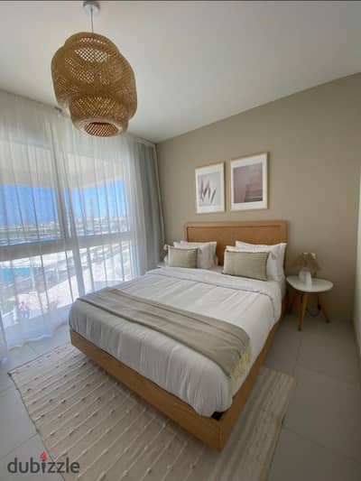 fully finished   chalet first row on lagoon  for sale in marsa baghush Sidi Heneish
