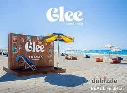 For sale: 55m² one-bedroom chalet in Glee North Coast, fully finished and furnished, with a down payment of only 225,000 EGP and installments up to 10