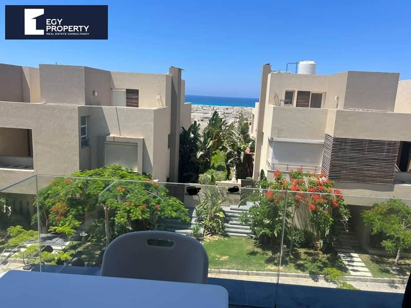 Chalet For Sale Sea View Fully Finished Prime location Ready To Move In Hacienda White - North Coast 0 Chalet For Sale Sea View Fully Finished Prime location Ready To Move In Hacienda White - North Coast 0