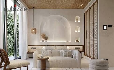 Fully Finished 2 Bedroom Cabana 75 sqm + 25 sqm Terrace Gaia North Coast Ras El Hekma by Sabbour