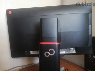 شاشه كومبيوتر  Fujitsu بسماعه و حامل هيدروليك